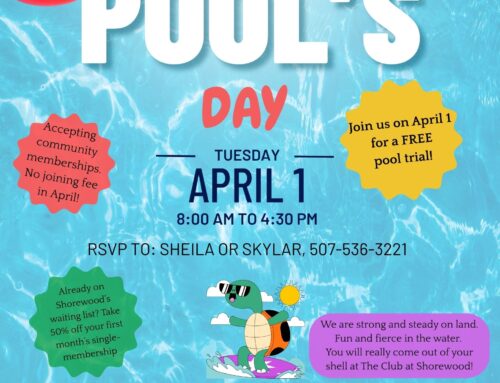 Join us April 1st for Shorewood’s April Pools Day Event!!